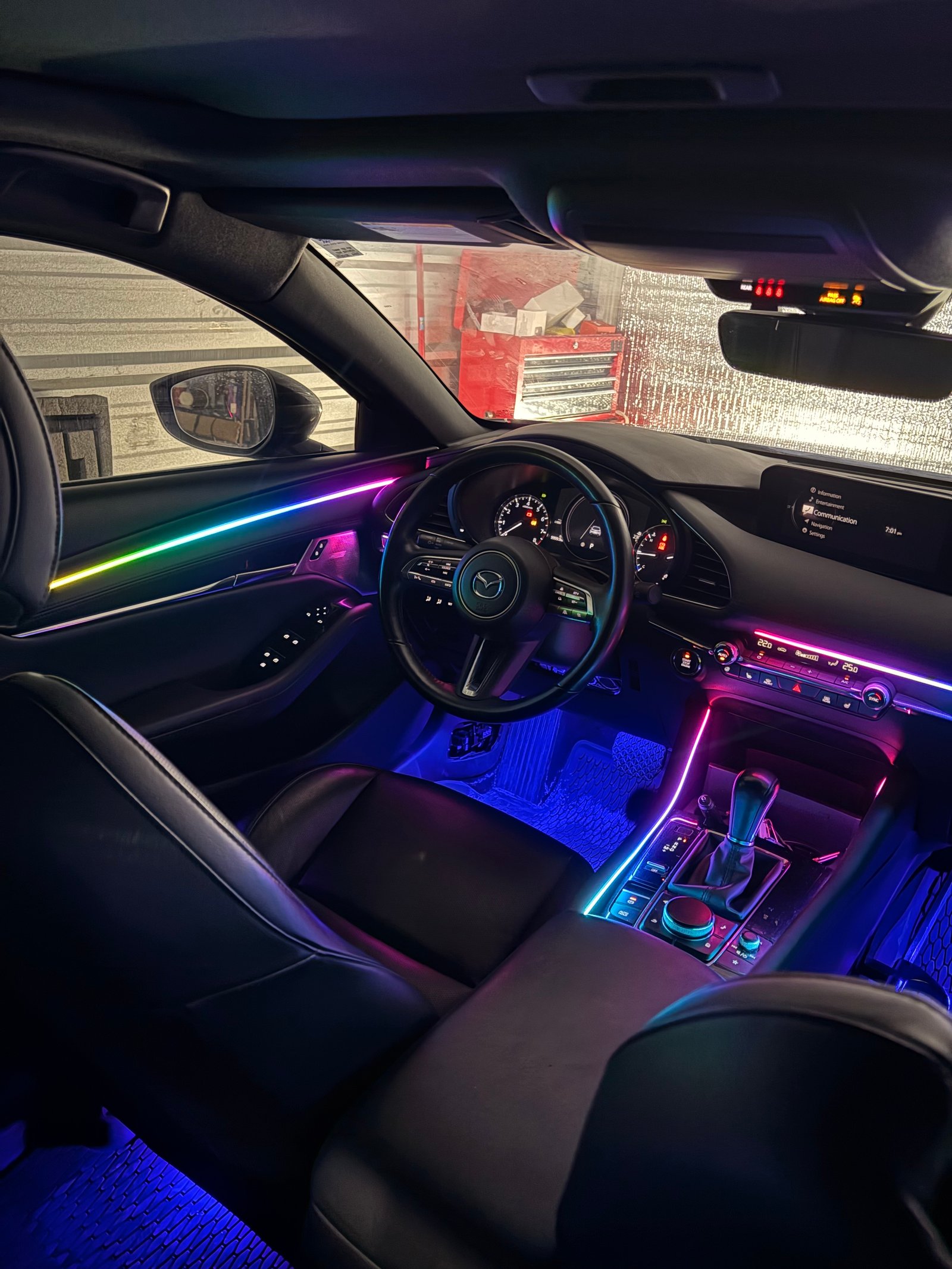 Ambient lighting install