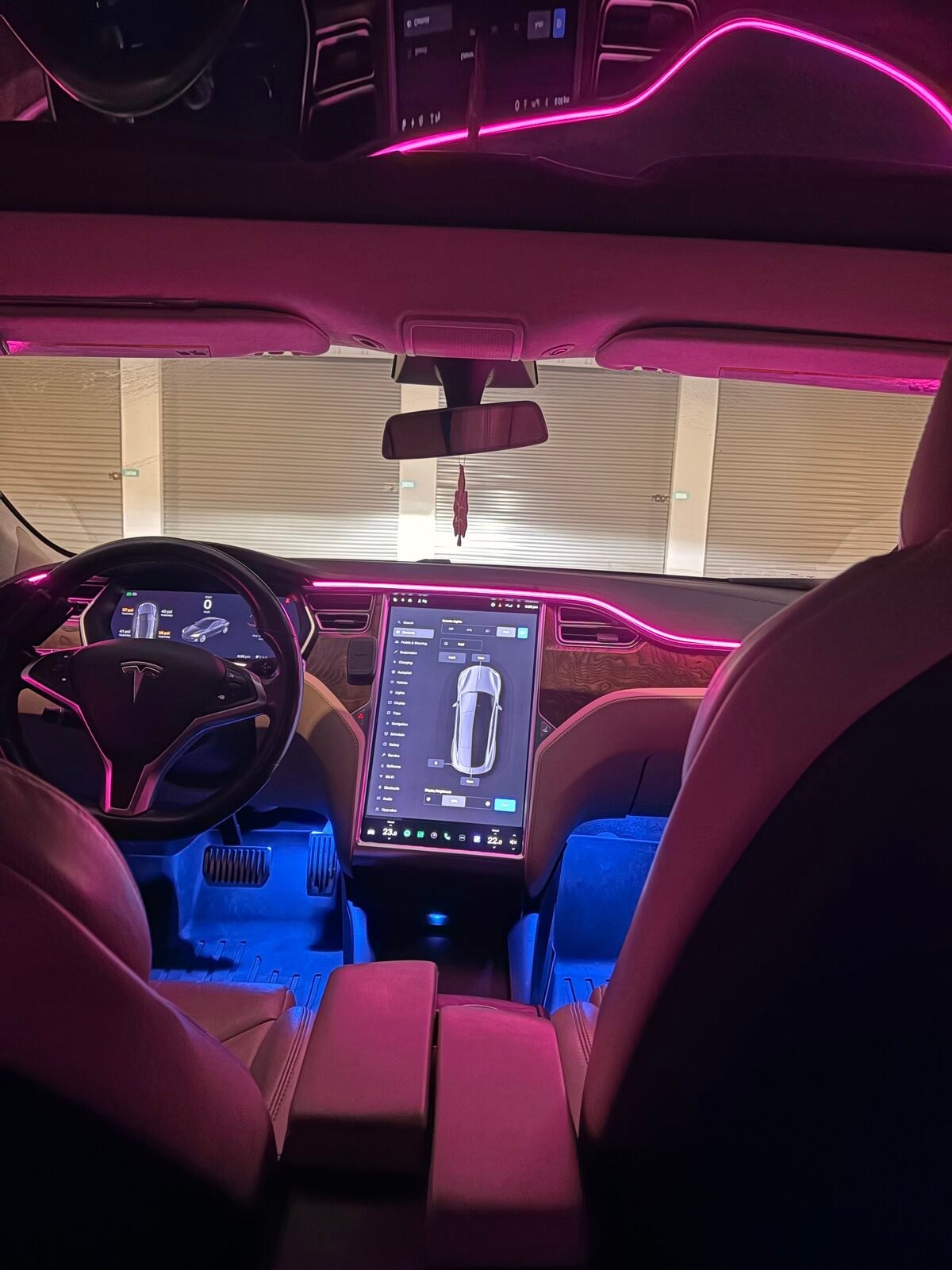 Tesla Model S ambient